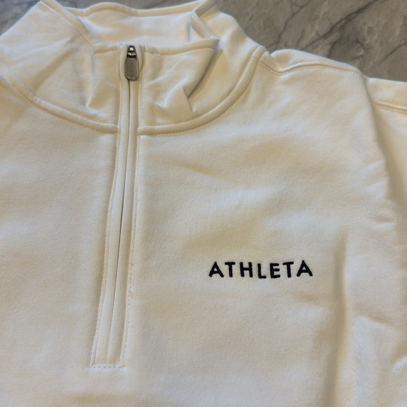 Athleta Forever Fleece 1/4 zip sweatshirt - Picture 3 of 4